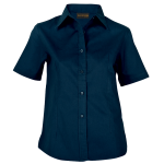 Brushed Cotton Twill Blouse Short Sleeve Ladies