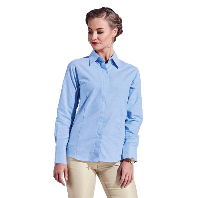 Oxford Blouse Long Sleeve Ladies