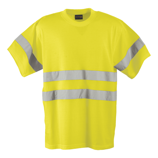 150g Poly Cotton Safety T-Shirt with tape
