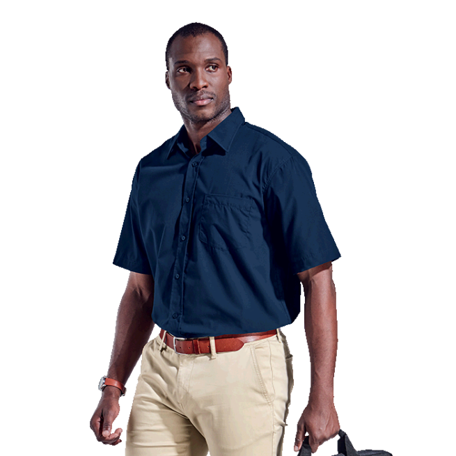 Basic Poly Cotton Lounge Short Sleeve Mens